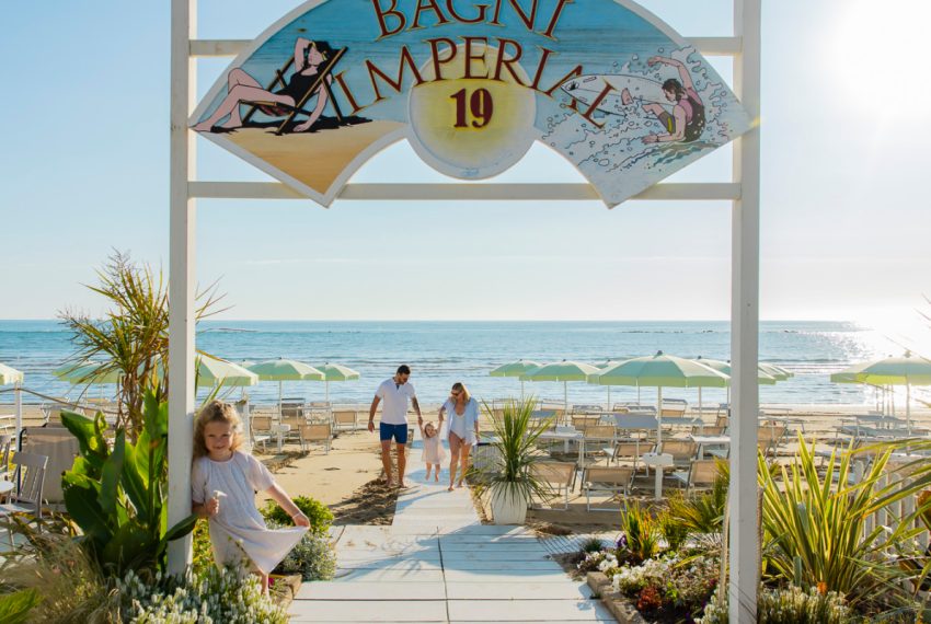 Bagni Imperial, der Privatstrand